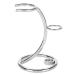 WTPIN Razor brush Stand holder silver razor and brush stands shaving brushlands portable razor and brush stands stainless steel shaving stands for men
