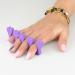 Finger & Toe Separator Set - 10 Pairs (20 Pieces) for Nail Art & Pedicure | Purple Nail & Toenail Spreader - Buy Online on GoSupps.com