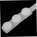 10pc Silicone Mask Hooks - White Extendable Ear Inspections Face Mask Cord Buckles for Comfort - Buy Online on GoSupps.com