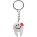 RIKEL 20 Pack Cute Dental Tooth Shape Keychain Keyring - Perfect Gift for Dentists & Dental Lovers - Buy Online on GoSupps.com
