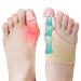 Bunion Sleeves Corrector for Women & Men Big Toe Straightener Hallux Valgus Splint Juanetes De Los Pies Correctores Para Mujer Protector Gel Pads Brace Cushion Foot Care Kit Pain Relief(Beige)
