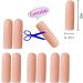 Gel Toe Caps - Breathable Silicone Protection for Blisters Ingrown Toenails & Pain Relief (10 Pack) - Buy Online on GoSupps.com
