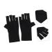 FOMIYES 3 Pairs Nail Gloves Gel Manicure Gloves Nail Sun Protector Gloves Gloves Fingerless Driving Gloves Gloves for Gel Manicure Miss Polyester Skin Care Fingers - Buy Online on GoSupps.com