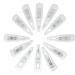 Topkids Accessories 12pc Snap Clips 5cm / 2" Snap Hair Clips Women Girls Kids Sectioning Slide Hair Grip Styling Fine Hair Thick Hair Bendies Sleepies School Uniform Colours Epoxy (White)