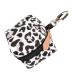Toddmomy holder of the leather pacifier holder Case-pacifier-Leopard-printed pacifier storage container toddlers small children pacifier pacifier case for diaper bag stroller