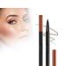 2024 New Magic 4-Tip Eyebrow Pencil Upgraded 3D Waterproof and Sweat-proof Microblading Eyebrow Pencil Contouring Pen Long-Lasting Eyebrow Brush (Dark Brown)