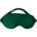 Midnight Green Silk Sleep Mask | 19 Momme Mulberry Silk | Anti-Allergy Blindfold for Women, Men, Girls | Perfect for Sleeping, Travel, Nap, Meditation - Buy Online on GoSupps.com
