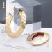 Gangel Gold Large Circle Hoop Earrings for Women | Stylish Dangler Studs - Perfect for Any Occasion - Buy Online on GoSupps.com