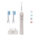 ION-Sei - Electric Toothbrush/Patented Ionic Sonic Toothbrush (up to 31 000 Brush Movements/Minutes) from Japan for Electronic & Ionic Tooth Cleaning & Gum Care - Moon Grey