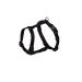 Nobby Classic Harness black ML chest 50/70 cm width 20 mm black length 50-70 cm width 20 mm