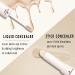 Dual-ended Liquid Concealer Wand | Full Coverage Color Correcting Makeup for Under Eye & Blemishes - #2 MEDIUM - Buy Online on GoSupps.com