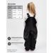 Infant Toddler Fleece-Lined Weatherproof Bib Overalls in Jet Black 2T for Rain & Snow - Buy Online on GoSupps.com