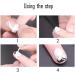 Lanjue French Manicure Nail Sticker - 25 Sheets/1200PCS, Self-Adhesive Half-Moon Shaped Manicure Stickers - Buy Online on GoSupps.com