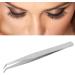False Eyelash Applicator High Rebound Tail Eyelash Grafting Tweezers for Hair Salon for Beauty Dress Up for Beauty Shop for Personal Dress (Silver) - Buy Online on GoSupps.com