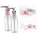 POPETPOP 3 Sets Portable Cosmetic Bottle Cosmetics Toiletries Sample Containers Kits Cosmetic Containers Clear Container Cosmetic Storage Bottle Lotion Pink Travel - Buy Online on GoSupps.com