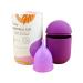UltraComfort Menstrual Cup with Stirilizer -Super Soft Flexible and Sensitively Designed for 12-Hour Comfort - Your Ultimate Tampon and Pad Alternative (L) Large