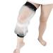 Knee Cast Cover for Shower Waterproof TPU Shower Bandage and Cast Protector for Knee Replacement Surgery Wound Burns Watertight Protection 100% Reusable(15.7''x12'')