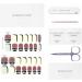 DANNI & TONI 28 Semi Cured Nail Wraps | Soft Self-Adhesive Gel Stickers | Salon-Quality Manicure Set - Buy Online on GoSupps.com