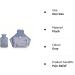 waya hot Water Bottle Belt to Relieve Back Pain Thickened Super Soft Rabbit Hair hot Water Bottle Gray One Size - Buy Online on GoSupps.com