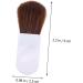 Beavorty 1 Set blush brush small makeup brush for women blush makeup brush Kabuki powder large brush makeup powder brush Blush Powder liquid Miss handle fiber wool white - Buy Online on GoSupps.com