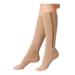 ACMEDE Zipper Compression Socks Open Toe Compression Stockings for Men and Women Large/X-Large 2 Packs