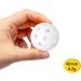 THIODOON Limited Flight Practice Golf Balls - 12 Pack White - Hollow Plastic Training Balls for Swing Practice - Colored Airflow Design - Ideal for Driving Range & Indoor Use - Buy Online on GoSupps.com