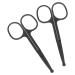 PATKAW Nose Hair Scissors 2 Pack Rounded Tip Facial Hair Scissors Stainless Steel Blunt Tip Scissors For Eyebrow Nose Beard Care