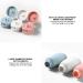 Silicone Base Travel Bottles Set - 3 PCS Leakproof Empty Shampoo & Lotion Containers for Trips & Home Use - Buy Online on GoSupps.com