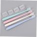 Buy Organic Charcoal Toothbrush Set - 16 Eco-Friendly Travel Toothbrushes with Caps - Household Care for Vegans - Buy Online on GoSupps.com