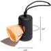 Wild One Dog Poop Bag Holder & Dispenser | Leak Proof & Easy Twist Top | Includes 1 Roll | Black - Buy Online on GoSupps.com
