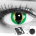 Buy Green Dragon Colored Cat Contact Lenses - Fun Carnival & Halloween 2023 - Free Lens Tank -1.50 Diopters - Buy Online on GoSupps.com