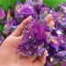 1pcs Natural Quartz Amethyst Cluster Crystal Stone Electroplated Colorful Crysral Cluster Specimen Home Gifts Natural Luster (Color : Amethyst Cluster Size : 40-50g) 40-50g Amethyst Cluster - Buy Online on GoSupps.com