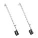 2pcs 316 Stainless Steel Flag Pole, Rail Mount Boat Pulpit Staff (7/8" - 1 1/4 ") for marine boat yacht