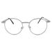 2SeeLife Metal Wire Large Round Frame Reading Glasses for Men & Women (+1.0 up to +3.0) Silver 1.0 x