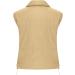 oelaio Womens Winter Puffer Vest Stand Collar Zip Up Quilted Coat Sleeveless Padded Gilet Coat with Pockets Khaki X-Large - Buy Online on GoSupps.com