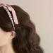 Limtula Pearls Bowknot Headbands for Woman Girl Ribbon Hairband for Skincare Makeup Delicate Hairband for Girl Taking Photo Blue - Buy Online on GoSupps.com