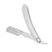 Barber razor razor kit razor vintage razor ergonomics durable stable razor razor set for shaving (silver)