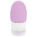 Silicone Travel Bottle Lightweight and Compact Waterproof and Drop Proof Easy Refill and Clean Ideal for Cosmetics and Shampoo Food Grade Safe for Travelers (Purple) 37ml Purple