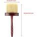 Hairdressing Neck Brush Barber Duster Brush Neck Brush Neck Brush Horsehair Hairdressing Neck Duster Hair Brush with Handle Neck Brush for Barber Shop Salon Home Wooden Sweeping Brush - Buy Online on GoSupps.com