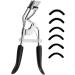 1 Set Lash Curler Eyelash Curling Mascara Brush Eyelash Curler Kit Convenient A One Size Eyelash Curlers Makeup Brushes and Tools