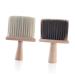 1pc Vintage Hair Brush for Broken Hair & Facial Cleaning - Wooden Hair Duster for Salons & Shaving - Brown Hair Removal Brush - Buy Online on GoSupps.com