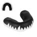 Premium Sports Silicone Boxing Mouth Guard | Athletic Gum Shield for Lacrosse Hockey Basketball Soccer - Black - Buy Online on GoSupps.com