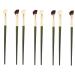 FRCOLOR 8 Pcs Semi-fan Shaped Nose Shadow Brush Makeup Brush Sickle Highlight Miss 12.50X1.50X1.00CMx4pcs As Shownx4pcs