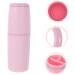 iPetboom Travel Toothbrush Storage Box & Toothpaste Case - Pink Raccoon Holder 20.5x6cm - Perfect for Outdoor Adventures & International Shipping - Buy Online on GoSupps.com