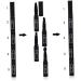 1PC 4 In 1 Premium Detachable Brush Multi-Sections Cosmetic Makeup Brush Lip Brush Eyeshadow Brush Eyebrow Brush Portable Travel Makeup Brush Kit(Black) retractable makeup brush - Buy Online on GoSupps.com