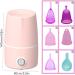Mottery Menstrual Cup Sterilizer Cleaner Machine - High Temperature Wash, 99.9% Dirty Removal in 8 Minutes - Feminine Hygiene, Leak-Free Model 4 - Buy Online on GoSupps.com
