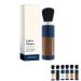 Supersize Color Fibers with Refill Set - Colored Hair Thickener for Root Touch-up and Volume Boost - Temporary Hair Color Powder for Women (Dark Brown)