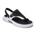 MisFun Toe Separation Flat Sandals Summer Open Toe Bale Rails Orthopedic Shoes Clip Toe Bunion Corrector Soft Sandals Prevent Hallux Valgus Ease Pain Relie (Color : Black Size : 7.5) 7.5 Black