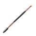 Cosmetic Makeup Brush Double-End Eyebrow Brush with Wooden Handle + Eyebrow Comb Black