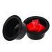 Inrorans 2 pieces of black candle wax warmer made of silicone reusable fragrance wax warmer silicone bowl for electrical wax warmer version